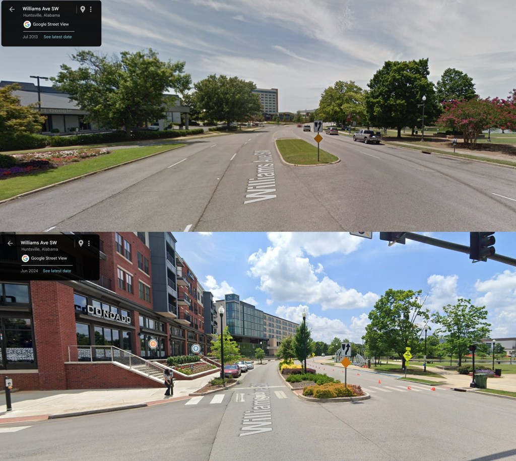 These are the roads in Huntsville that have seen the largest pedestrian safety improvements